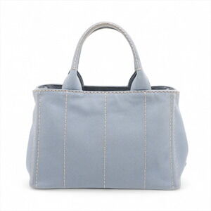 Prada Canvas Handbag Canapa Blue